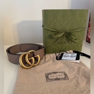Gucci Marmont wide belt